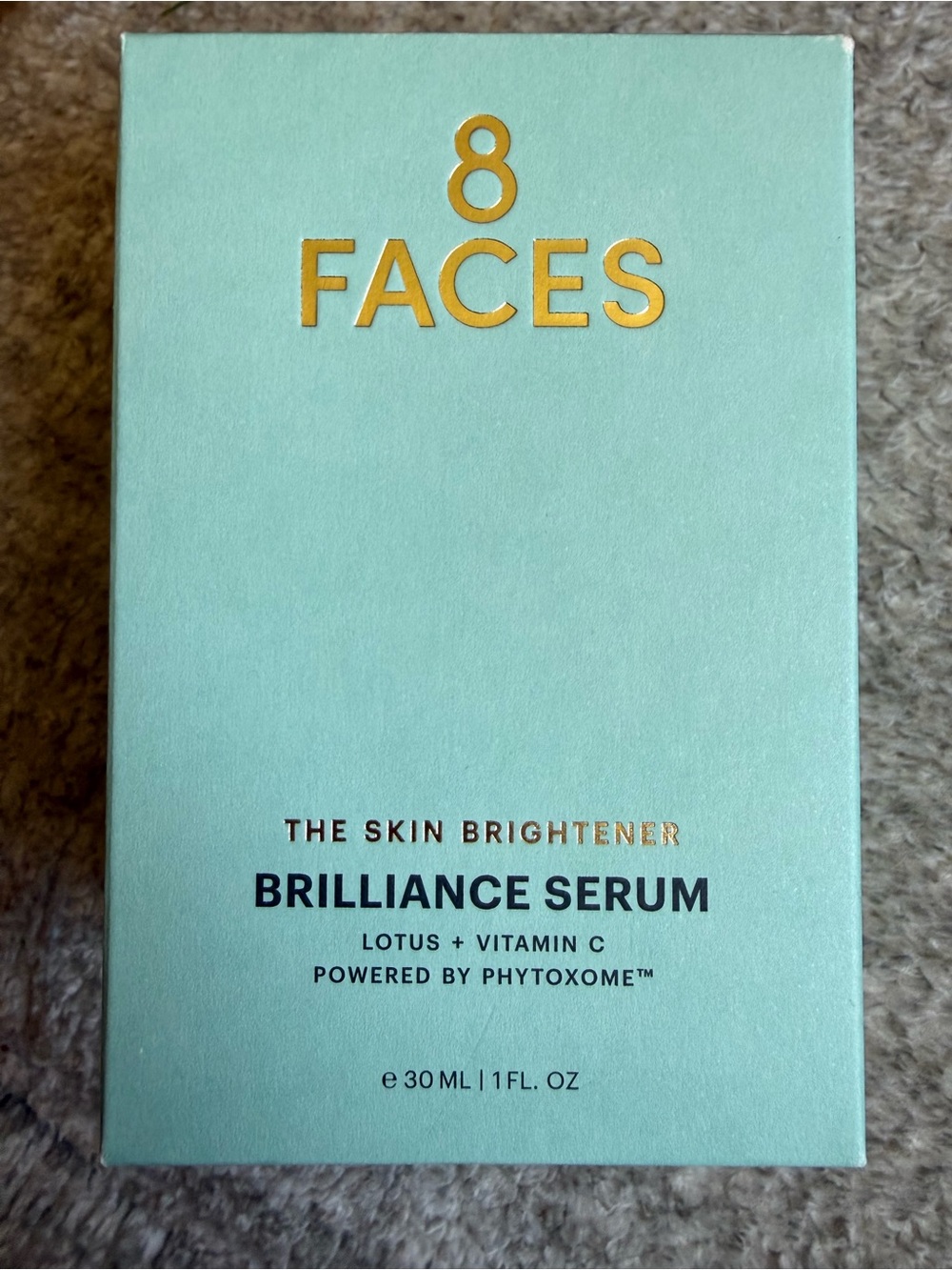 8 Faces Brilliance Serum Skin Brightener Lotus Vit C Sealed NIB 1 Oz Exp 5/2028